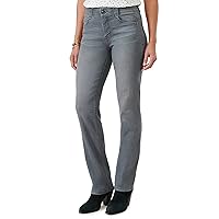 Democracy Women's Petite Ab Solution Straight Leg Jean