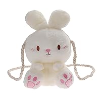 ZIIVARD Plush Bunny Crossbody Messenger Shoulder Bags Cartoon Rabbit Plush Chain Bag