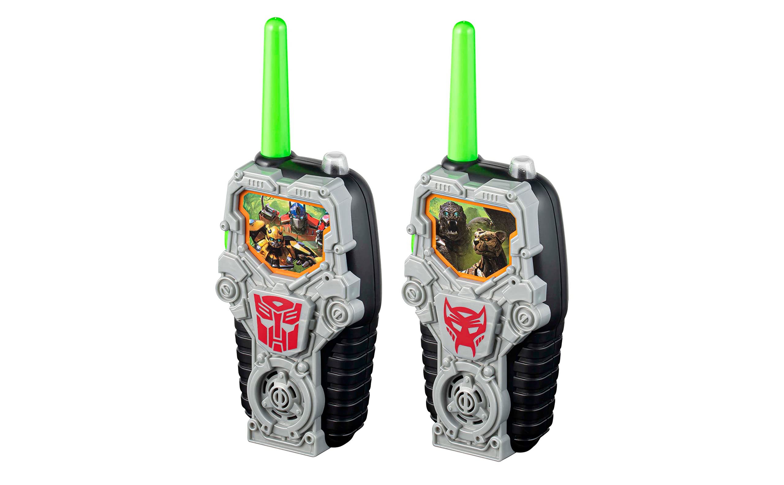 eKids Transformers Toy Walkie Talkies for Kids, Light-Up Indoor and Outdoor Toys for Kids and Fans of Transformers Toys