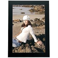 Lawrence 230046 4-Inch x 6-Inch Metal Black Picture Frame