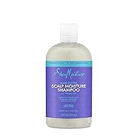 SheaMoisture Scalp Moisture Shampoo Aloe Butter & Vitamin B3 Hair Care with a Boost of Hydration To Hydrate Scalp + Moisturized Hair 13 oz