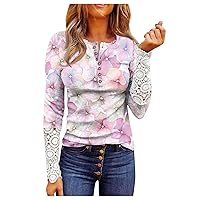 Plus Size Going Out Tops Compression Shirt Womens Shirts Long Sleeve Button Down Shirts for Women Women Tops Blouses for Women Dressy Casual Funny Shirt Funny Pink 4XL