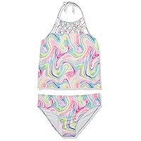 Sugar & Jade Girls' Teen 2-Piece Tankini Swimsuit (Available in Plus)