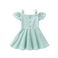 Toddler Girl Short Sleeve Flower Print Patchwork Dress Headband Set for 1 to 6 Years Long Sleeve Rompers for