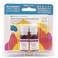 LorAnn Blueberry SS (with natural flavors), 1 dram bottle (.0125 fl oz - 3.7ml - 1 teaspoon) - Twin pack blistered