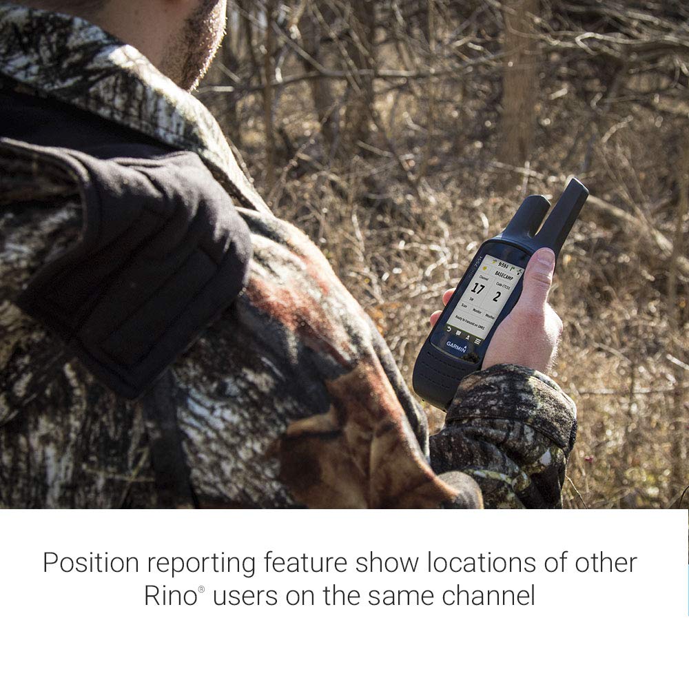 Garmin Rino 755t, Rugged Handheld 2-Way Radio/GPS Navigator with Camera and Preloaded TOPO Mapping