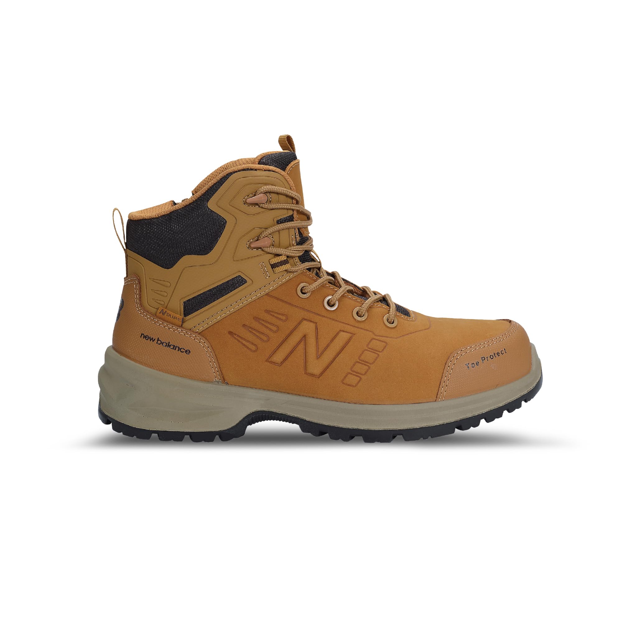 New Balance Men's Composite Toe Calibre Industrial Boot, Wheat, 10 Wide