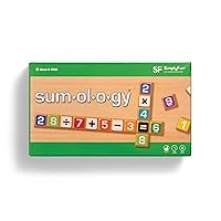 SimplyFun Sumology Math Game - One of The Most Fun Math Games for Kids Ages 8-12 - Practice Addition, Subtraction, Multiplication and Division - 2 or More Players or Play in Teams!