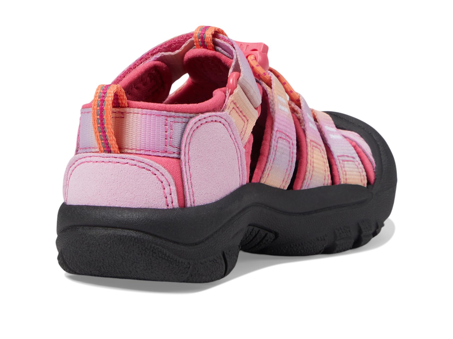 KEEN Newport H2 Closed Toe Water Sandals, Hot Pink/Pastel Lavender, 8 US Unisex Little Kid