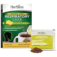 Respiratory Care Granules With Natural Lemon Flavor, 10 count sachet - Help Relieve Cold and Flu Symptoms, Promote Healthy Respiratory Function, Optimize Immune System