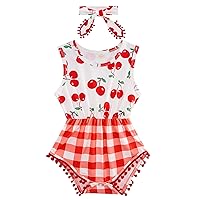 Ahegao 0-24 Months Baby Floral Romper Toddlers Outfits Infant Playsuits + Headband Jumpsuit