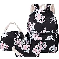 Girls Backpack for Kids Schoolbags - Lightweight Backpack for Teens Girls Bookbag Set with Lunch Box & Pencil Case
