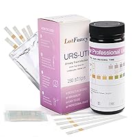 LotFancy UTI Test Strips 150ct, 3-in-1 Urine Test Strips for Leukocyte Nitrite and PH Testing, Accurate Results in 1 Minute, Medical Grade Home Test