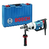 Bosch Professional GDB 180 WE Wet Diamond Drill (5.2 kg, Power 2,000 Watt, 230 Volt, 180 mm Drilling Range, Adapter Dust Extraction, Ball Valve, in Case)