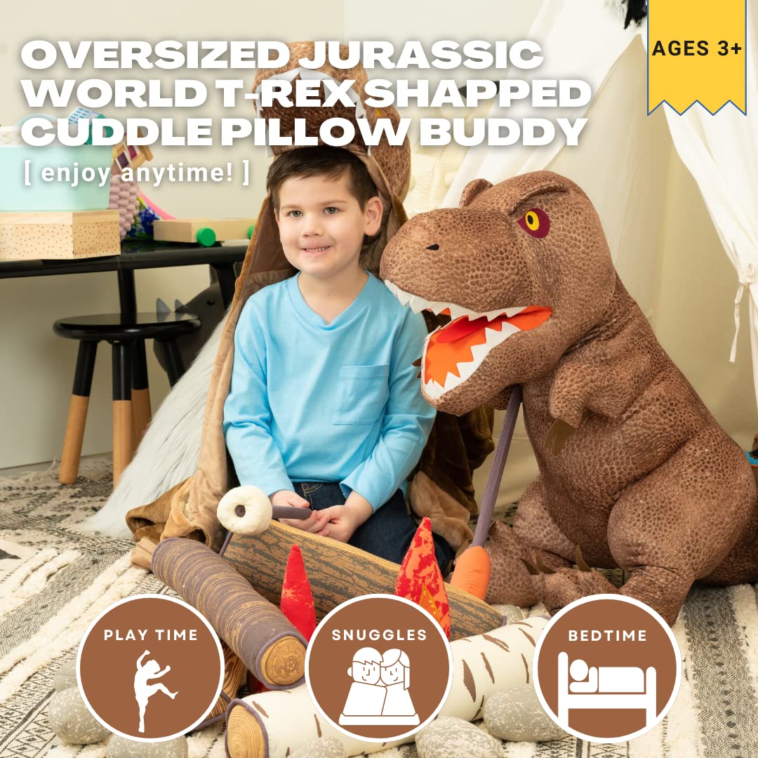 Franco Kids Bedding Super Soft Plush Cuddle Pillow Buddy, Jurassic World