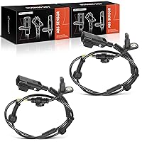 A-Premium ABS Wheel Speed Sensor Compatible with Land Rover Models - Range Rover Evoque 2012-2015, L4 2.0L - Front Driver and Passenger Side, 2-PC Set, Replace# BJ322B372AD, BJ322B372AD