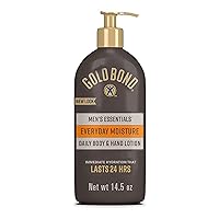 Men's Essentials Everyday Moisture Daily Body & Hand Lotion, 14.5 oz., With Vitamin C