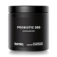 200 Billion CFU Probiotic Supplement by Toniiq - 30 Verified Third-Party Tested Strains - Fully Shelf-Stable Probiotics Formula with Prebiotic Blend - Extended Release Capsules