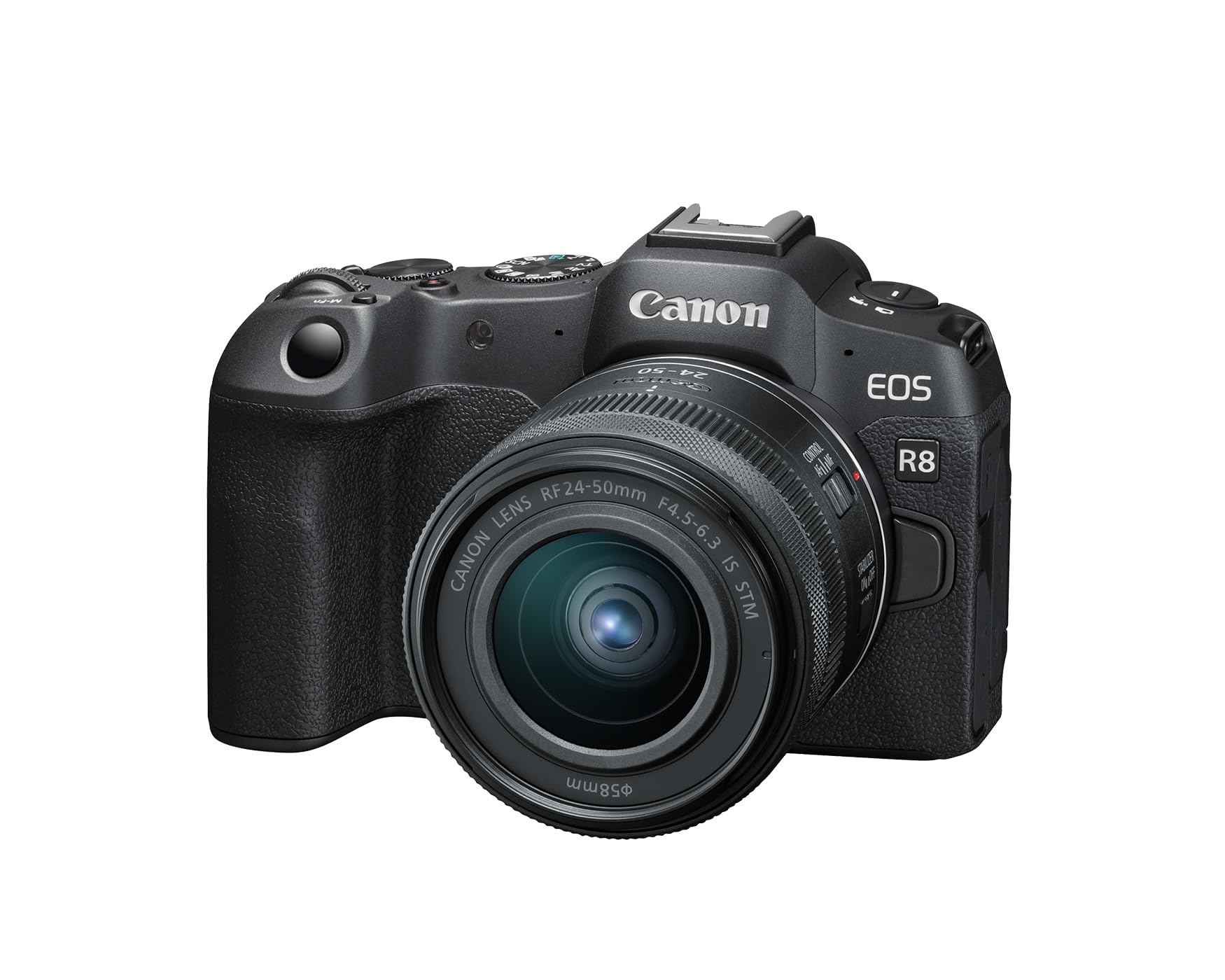 Canon EOS R8 Content Creator Kit, Full-Frame Mirrorless Camera, RF Mount, 24.2 MP, 4K Video, DIGIC X Image Processor, Compact, Lightweight, Smartphone Connection, Tripod Grip, Stereo Microphone