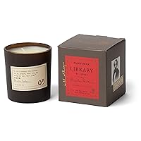 Paddywax Library Collection Charles Dickens Scented Soy Wax Candle, 6.5-Ounce, Tangerine, Junpier & Clove