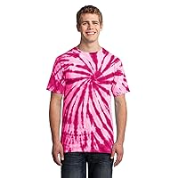 Port & Company Essential Tie-Dye T-shirt-Pink