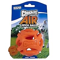 Chuckit Air Fetch Ball Dog Toy, Large (3 Inch Diameter), for dogs 60-100 lbs