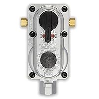 Flame King (ACR6) Without Pigtails 2-Stage Auto Changeover LP Propane Gas Regulator For RVs, Vans, Trailers