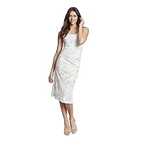 Skinnygirl Women's Connie Ruched Drawstring Side Tie Tank Dress