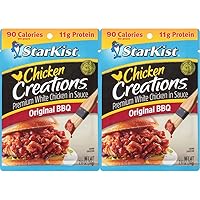 StarKist Chicken Creations Original BBQ, Single Serve Pouch, 2.6 oz (Pack of 2)