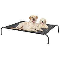 Eterish Elevated Dog Bed for Small, Medium, Large Dogs and Pets, Raised Dog Bed with Durable Frame and Mesh, Dog Cot Bed with Rubber Feet for Indoor and Outdoor Use