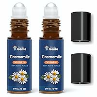 Home Genie Pure & Natural Chamomile Essential Oil Roll on - 5ml Pack of 2