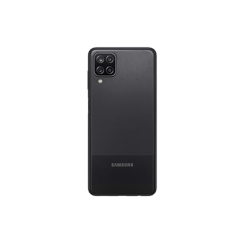 Samsung Galaxy A12 (SM-A125F/DS) Dual SIM,128 GB, Factory Unlocked GSM, International Version - No Warranty - Black