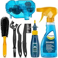 Bike Cleaning Kit Including Bike Cleaner Brush Tool,Bicycle Chain Cleaning Agent,Chain Lube and Chain Scrubber for Cleaning Mountain/MT/Road/BMX Bike