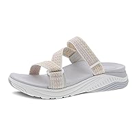 Dansko Rosette Slip-On Sport Sandal for Women - Lightweight EVA Midsole and Rubber Outsole - Natural Arch Technology For Added Support - Hook and Loop Closure