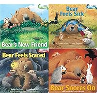 Bear Board Book 4-pack: Bear's New Friend; Bear Feels Sick; Bear Feels Scared; Bear Snores On (The Bear Books)