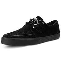 TUK Shoes Black Suede Creeper Sneaker Shoes