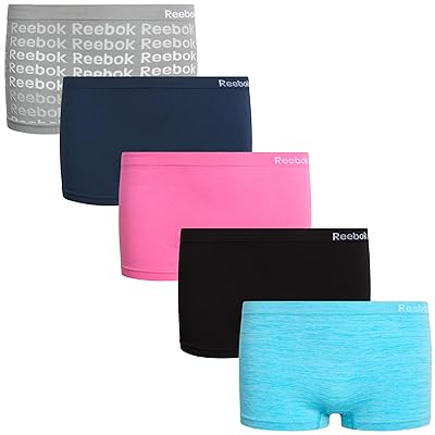  Reebok Girls' Underwear - Seamless Boyshort Panties (3