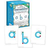 26-Piece Textured Touch and Trace Cards Lowercase Letters, Color-Coded Letter Tracing Flash Cards, Multisensory Alphabet Cards for Letter Recognition, Practice Alphabet Writing