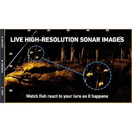 Lowrance ActiveTarget Live Sonar System with Trolling Motor Mounts