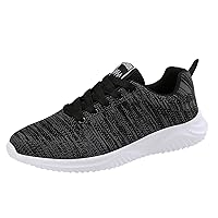 Mens Slip On Walking Shoes Non Slip Running Shoes Lightweight Breathable Mesh Fashion Sneakers