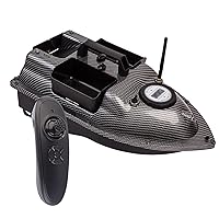 RC Bait Boat for Fishing, 500M Remote Control Dual Motor Fish Finder, 2Kg Loading Support Automatic Cruise/Return/Route Correction/Strong Searchlight