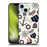 Head Case Designs Nautical Colour Nautical Summer Soft Gel Case Compatible with Apple iPhone 13 Mini