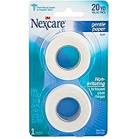Nexcare Gentle Paper Tape 1 Inch X 10 Yards, 2 ea (Pack of 2)