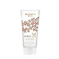 Australian Gold Botanical Sunscreen Mineral Lotion, Broad Spectrum, Water Resistant, SPF 50, 5 Ounce