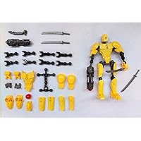 Lucky 13 Action Figure 3D Printed Action Figure Cool Action Figures Nova 13 Action Figure Robot Action Figure (New Yellow)