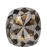 1.07 CT Natural Loose Cushion Shape Diamond Brown Color Cushion Cut Diamond 6.35 MM Natural Loose Diamond Cushion Rose Cut Diamond QL2856