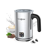 Milk Frothers, PARIS RHÔNE 4-in-1 Automatic Warm and Cold Milk Foamer, Electric Milk Frother and Steamer for Coffee, Milk Warmer, Foam Maker for Latte, Cappuccino, Macchiato