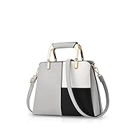 [NICOLE & DORIS] Refreshing Women's Handbag Top Crossbody Bag Switchable Color Shoulder Bag Fashion Women's Waterproof Commuter Party Lightweight PU