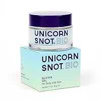 Unicorn Snot Glitter Holographic Face & Body Glitter Gel: Face Glitter Makeup, Hair Glitter, Festival Rave and Anime Cosplay, Halloween Costume Makeup - Vegan & Cruelty Free, 1.7 oz (Galaxy)
