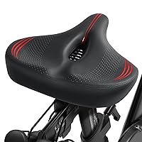 Oversized Bike Seat for Peloton Bike & Bike+, Comfort Seat Cushion Compatible with Peloton, Road or Exercise Bikes, Bicycle Wide Saddle Replacement for Men & Women, Accessories for Peloton